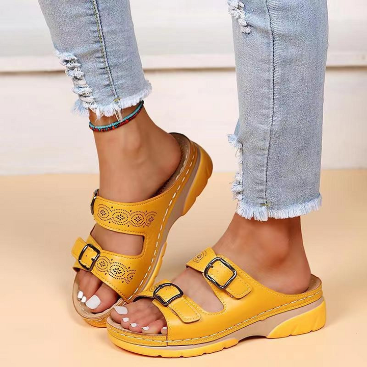 Lisslune | Women's Orthopedic Sandals made of Leather