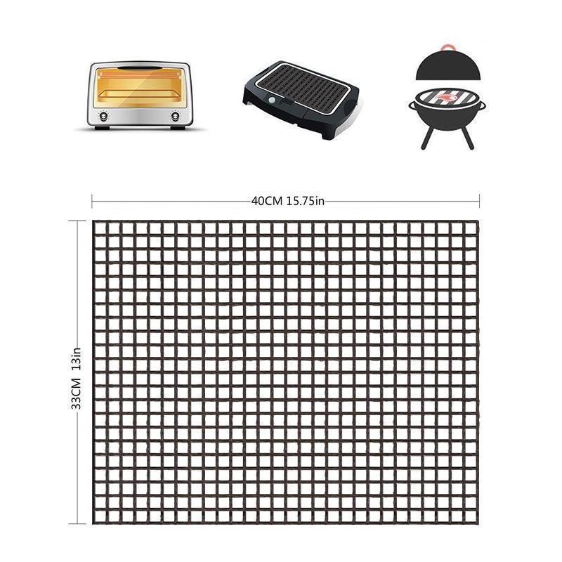 Lisslune | Reusable non-stick PTFE fiberglass grill mat