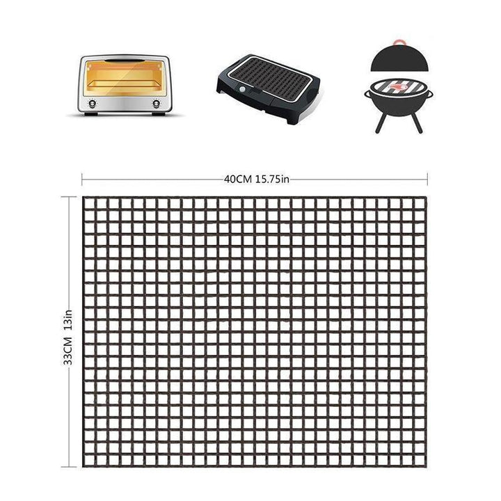 Lisslune | Reusable non-stick PTFE fiberglass grill mat