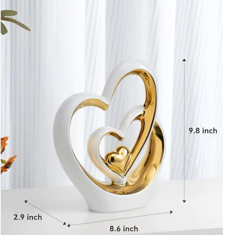 Lisslune | Elegant - Twin Hearts Timeless Decoration