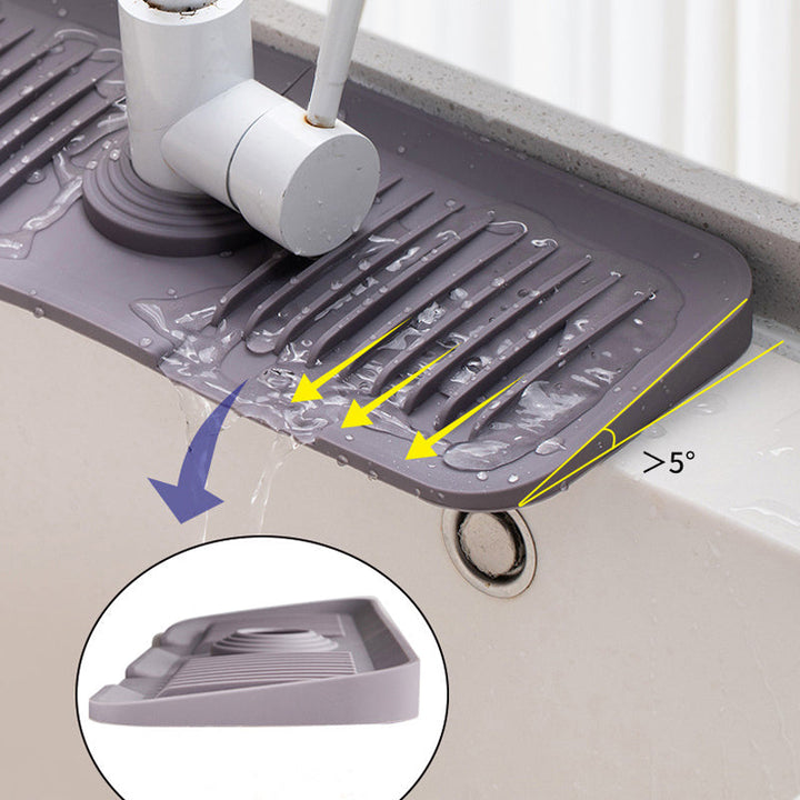 Lisslune | Silicone Faucet Drain Mat