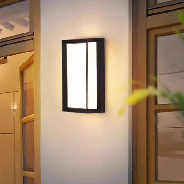 Lisslune | Outdoor Wall Light | Waterproof LED Lantern with PIR Motion Sensor | Ideal for Patios, Porches & Walkways