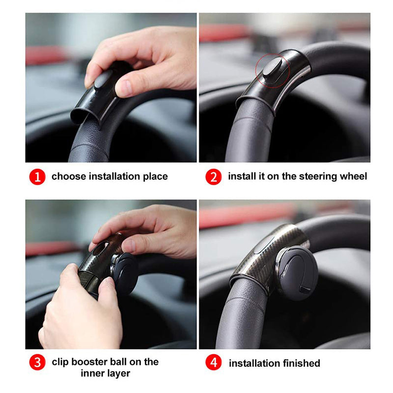 Lisslune | Universal 360° Steering Wheel Assistance Button