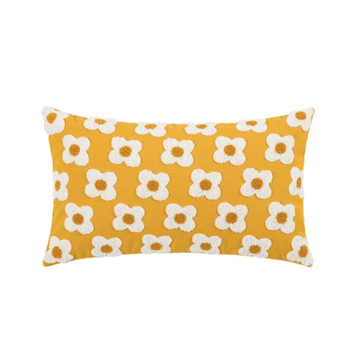 Lisslune | Lustrous Floral Embroidered Cushion Cover