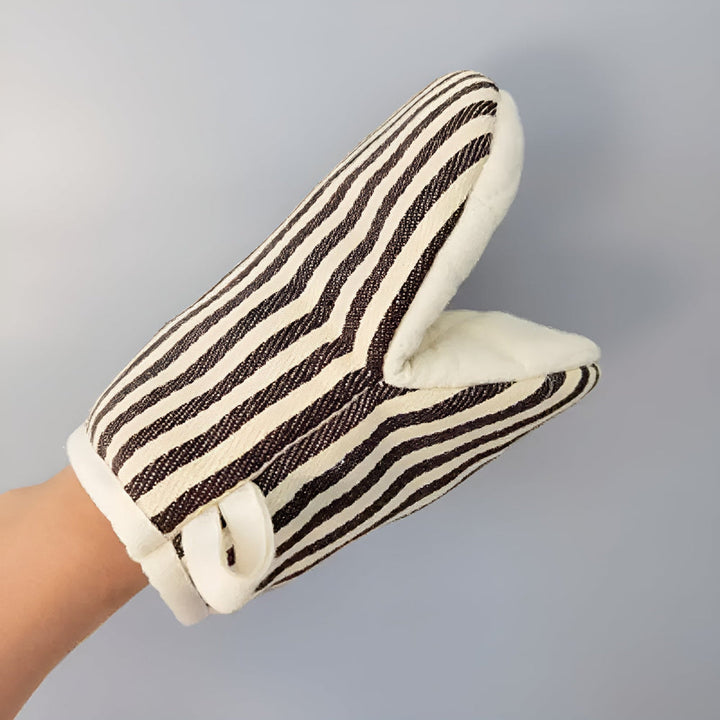 Lisslune | Striped Heat-Resistant Kitchen Mitts