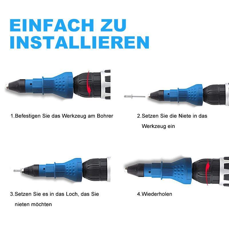 Lisslune | Detachable stud gun drill adapter