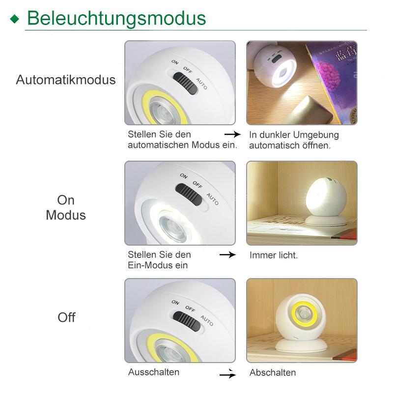 Lisslune | Removable LED sensor light with USB charging