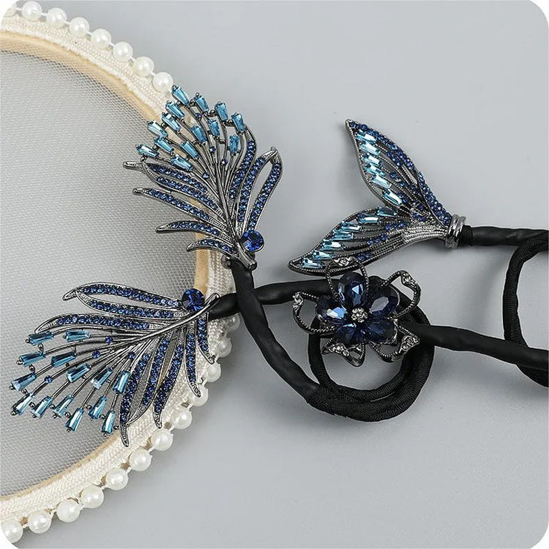 Lisslune | Rhinestone Flower Hair Clip