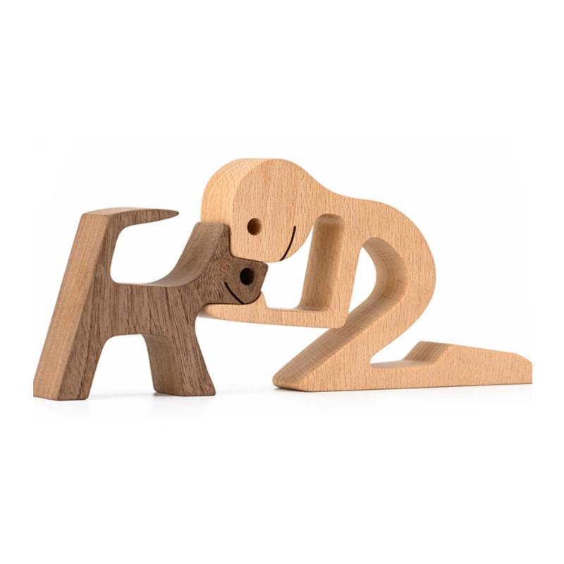 Lisslune | Animal Lover Wooden Sculpture Table Decoration