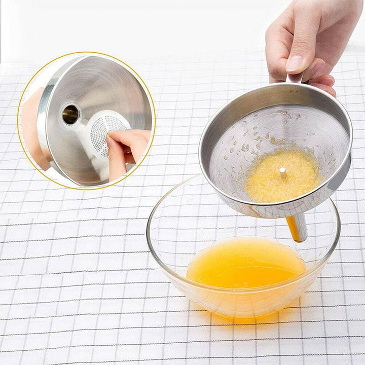 Lisslune | Stainless Steel Cooking Oil Funnel