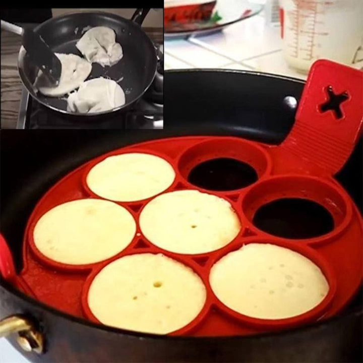 Lisslune | Non-stick silicone pancake mold ring