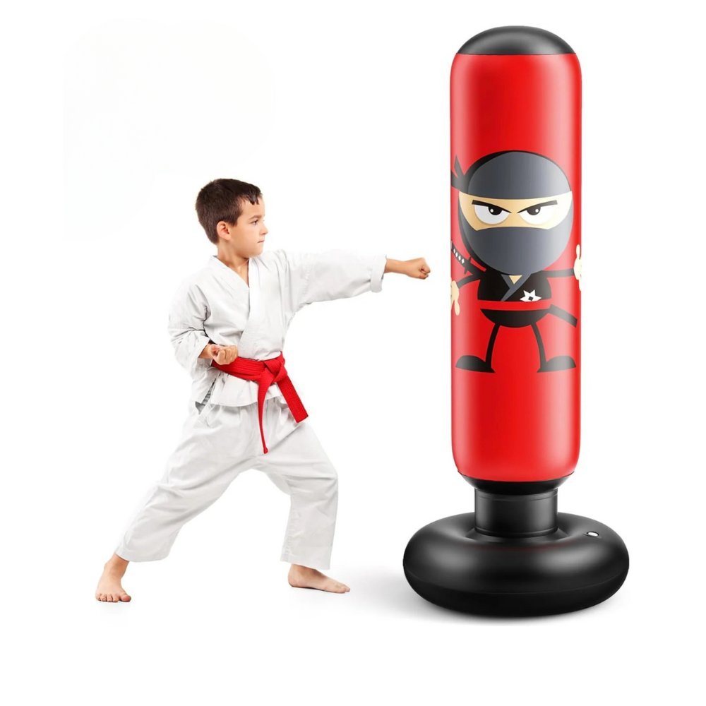 Lisslune | Free Standing Punching Bag PowerPunch – Safe Inflatable Punching Bag for Children 2–15 years