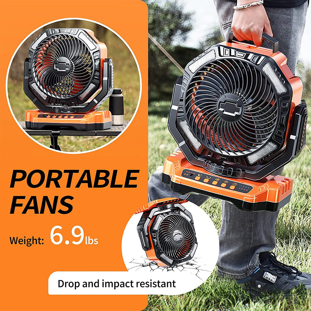Lisslune | Camping LED Fan with Light