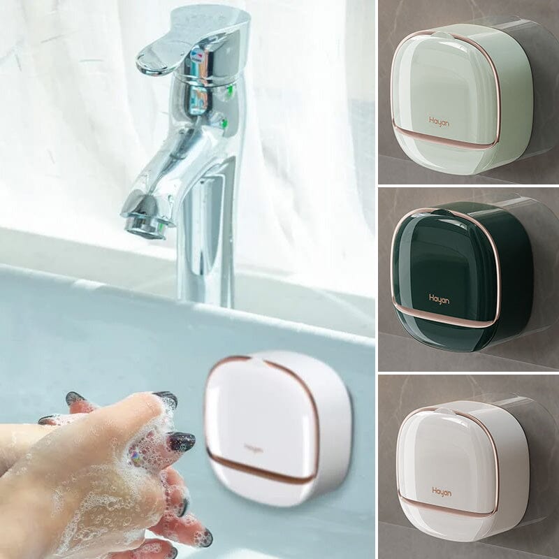 Lisslune | Waterproof Soap Dish with Drain Box