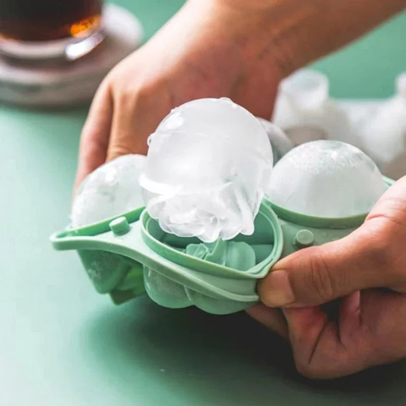 Lisslune | 3D Rose Ice Cube Trays