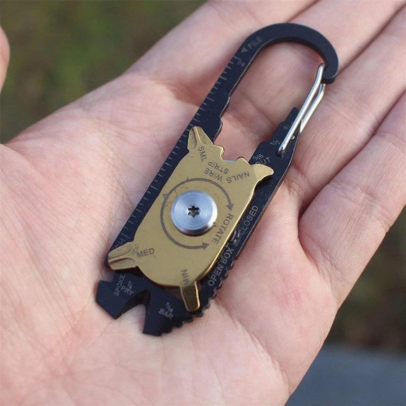Lisslune | 20 in 1 Multi-function carabiner made of stainless steel