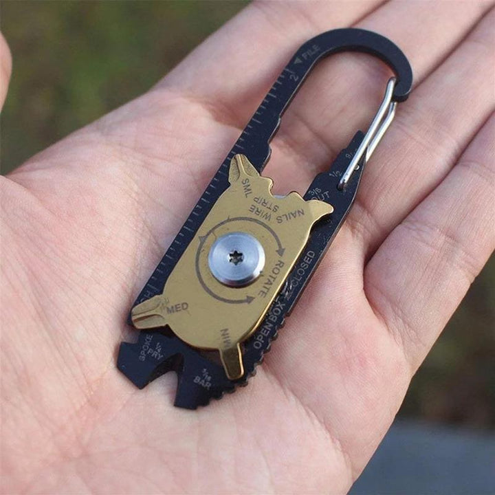 Lisslune | 20 in 1 Multi-function carabiner made of stainless steel