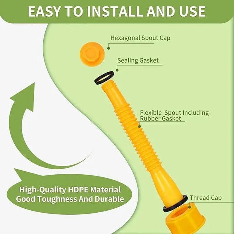 Lisslune | Upgraded replacement gas cylinder outlet with flexible outlet