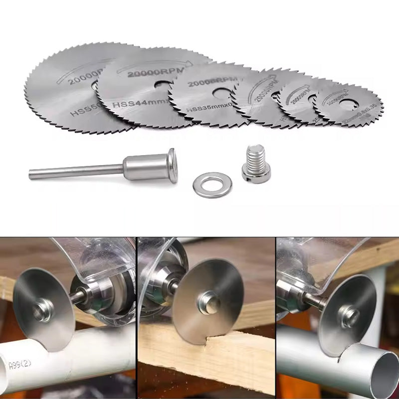Lisslune | Set of 6 PCS Metal HSS Circular Saw Blade