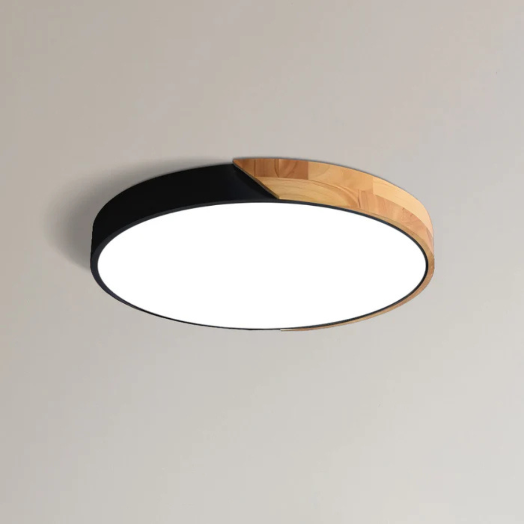 Lisslune | Delos – Scandinavian Wooden LED Ceiling Light | Modern Energy-Efficient Interior Lighting