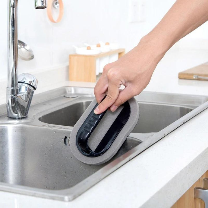 Lisslune | GripClean Ergonomic Kitchen Sponge – Effective Cleaning with Comfortable Handle