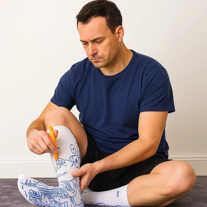 Lisslune | Therapeutic Massage Socks | Acupressure Design for Instant Pain Relief & Relaxation at Home