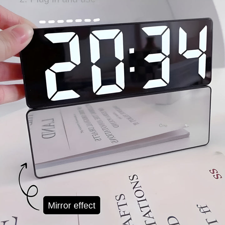 Lisslune | Digital LED Mirror Alarm Clock
