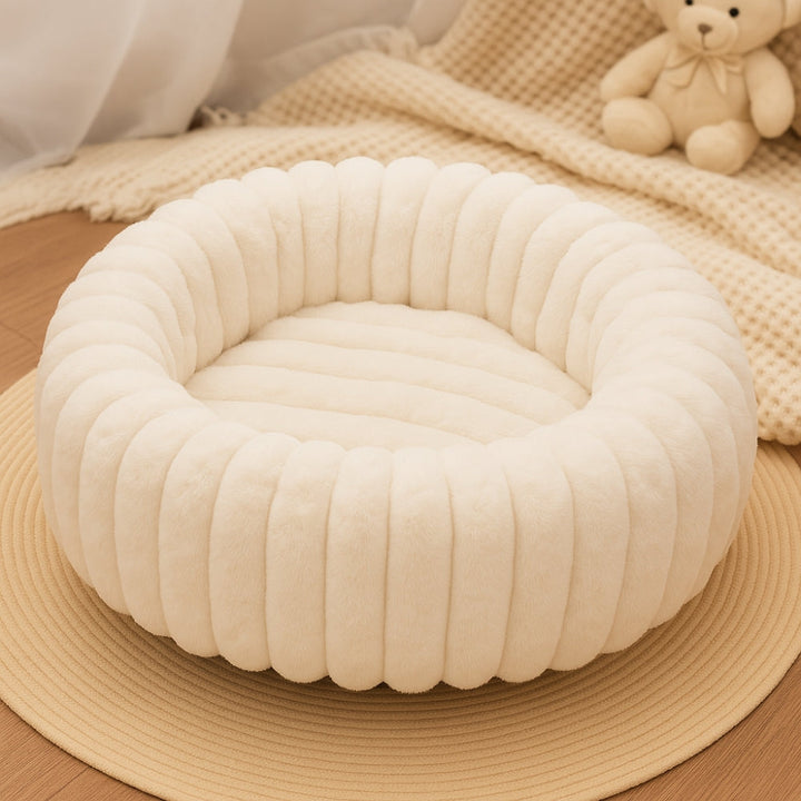 Lisslune | Purrfectly Plush Round Pet Bed
