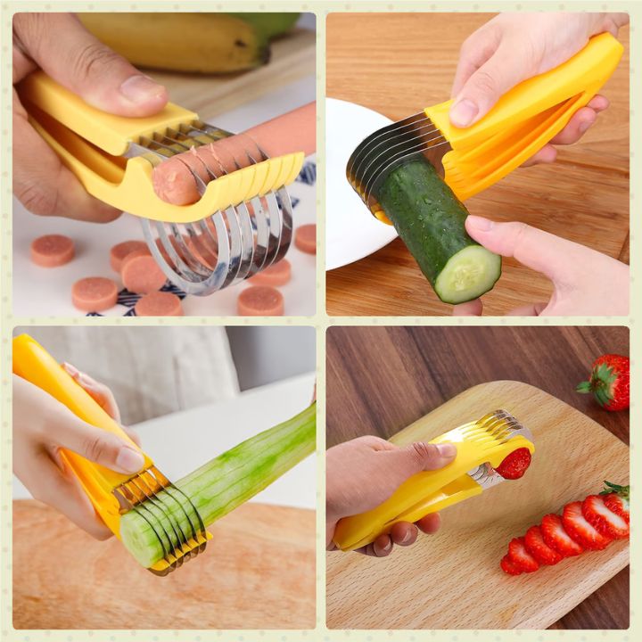 Lisslune | Manual Food Slicer – Easily Slice Fruits & More