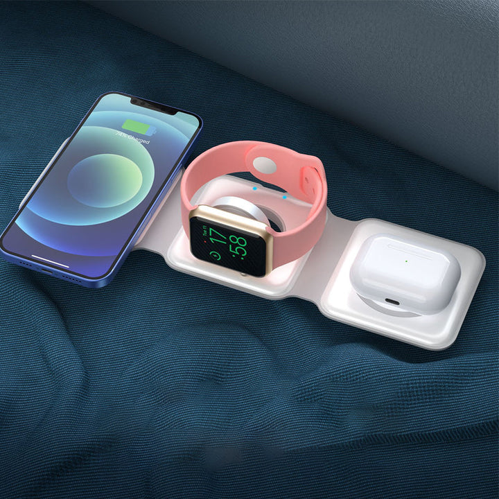Lisslune | Foldable 3-in-1 wireless charging station