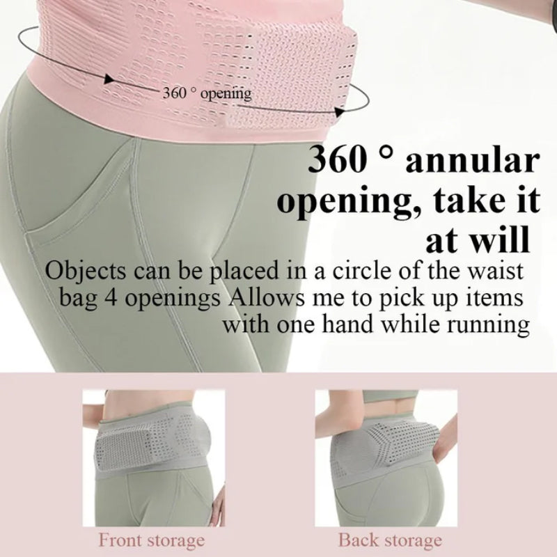 Lisslune | Multifunctional Knitted Breathable Hidden Waist Pocket