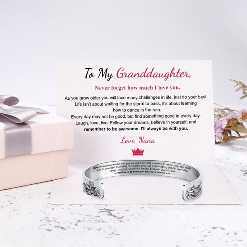 Lisslune | For my granddaughter, I will always be with you bracelet