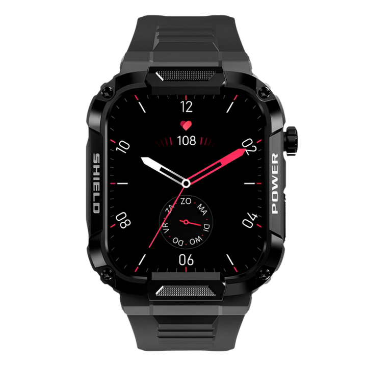 Lisslune | IronPulse X1 Robust Smartwatch – Shock Resistant, Waterproof & Health Monitor