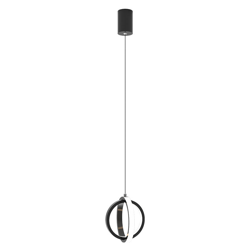 Lisslune | LED Pendant Light with Three-color Dimming, Energy-saving LED Chip, Soft Light Eye Protection and Environmentally Friendly Materials, for Bedroom, Bar, Living Room, Dining Room and More