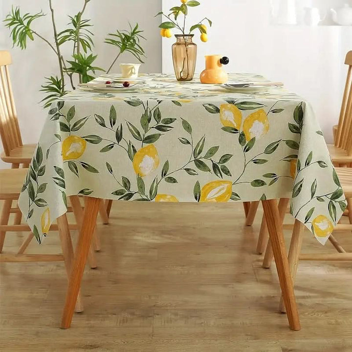 Lisslune | LemonLeaf – waterproof tablecloth