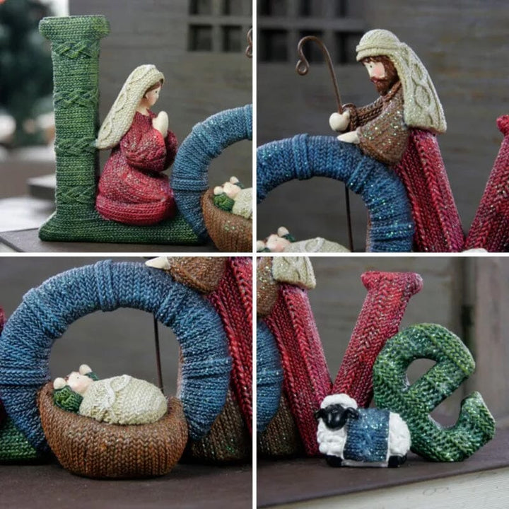 Lisslune | Handicraft Family Nativity Statue