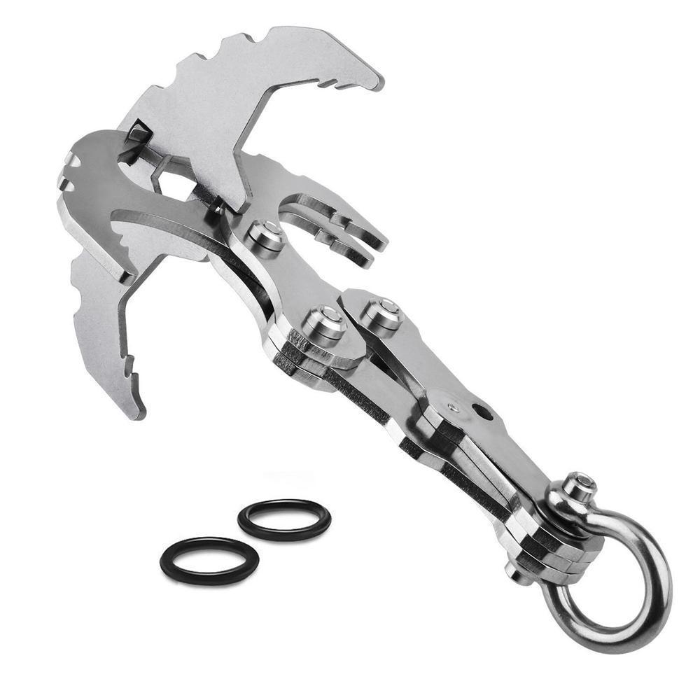 Lisslune | Stainless Steel Survival Folding Grappling Gravity Hook