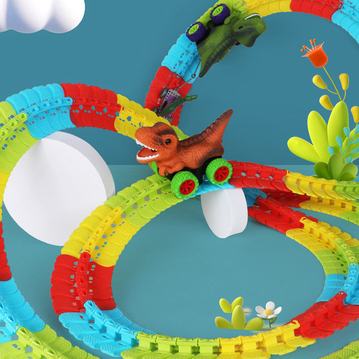 Lisslune | Roller Coaster Dinosaur Track Car