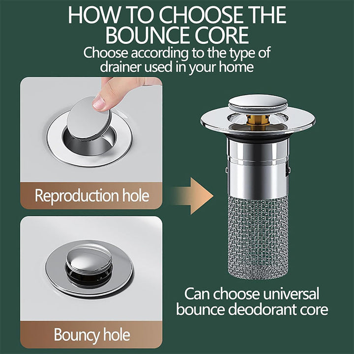 Lisslune | Sink Drain Strainer Hair Catcher