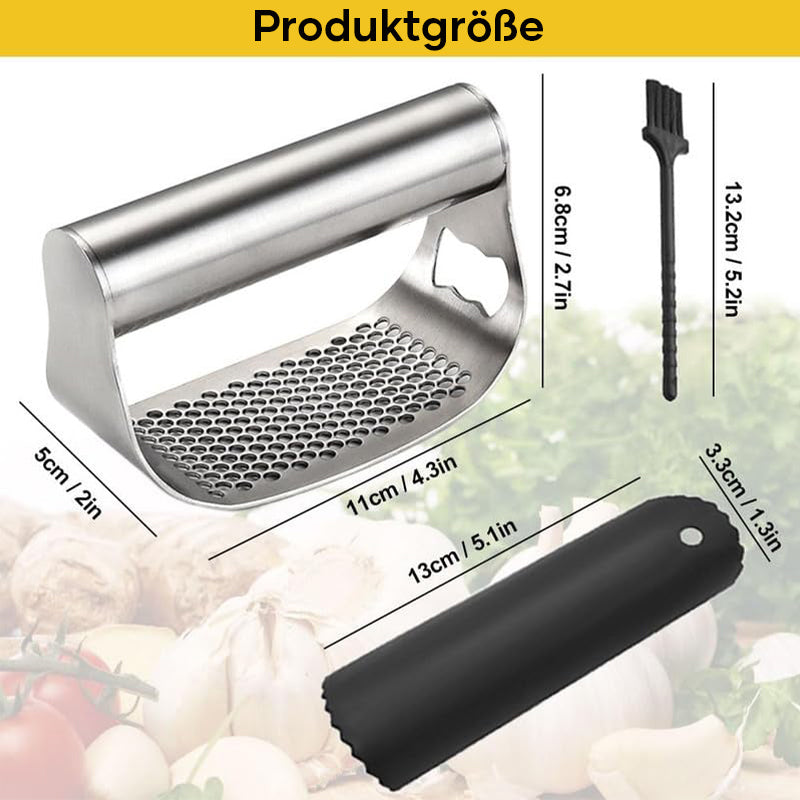 Lisslune | New garlic press made of stainless steel