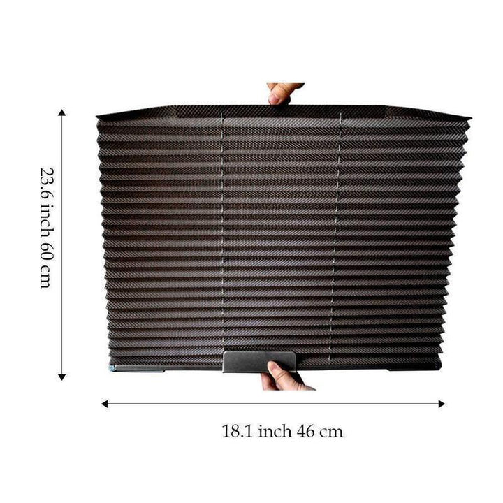 Lisslune | Car Window Sunshade Curtain, 3M Adhesive, black