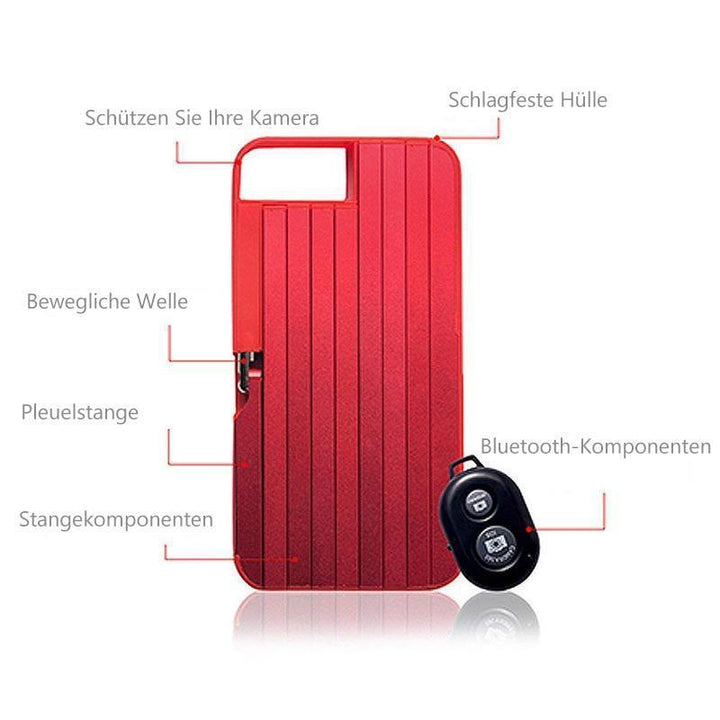 Lisslune | Bluetooth Selfie Stick Phone Case