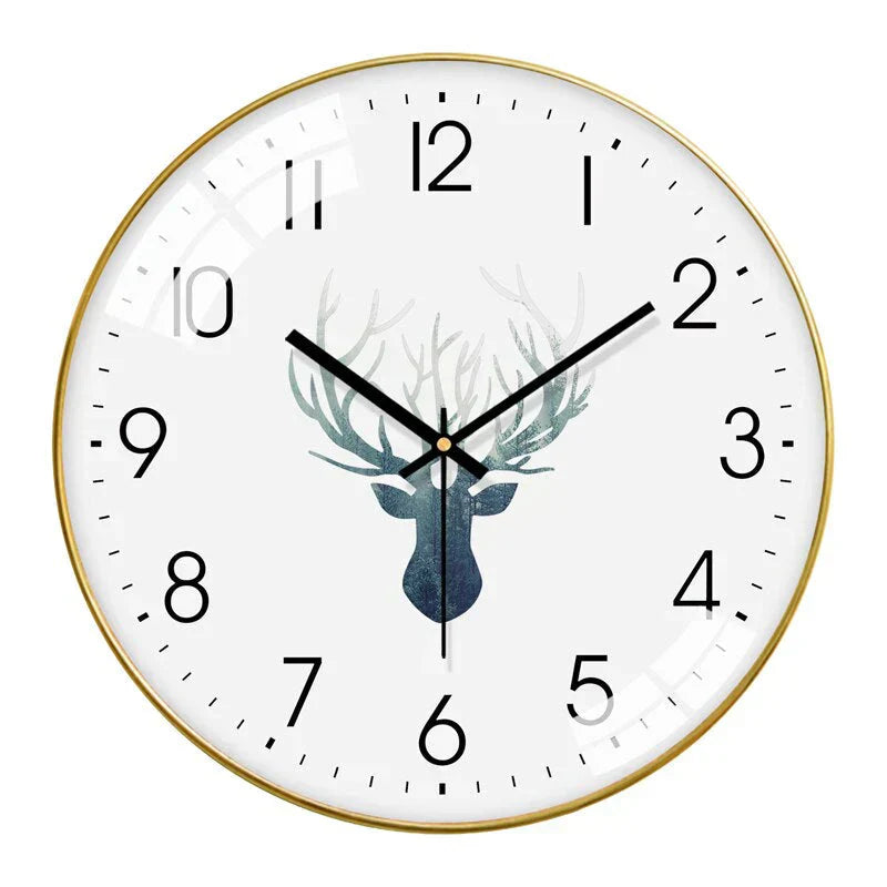 Lisslune | Skandora Silent Wall Clock – Modern minimalist clock for Nordic interior