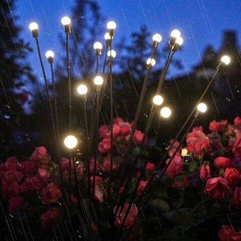 Lisslune | Solar Garden LED Firefly Plug Light