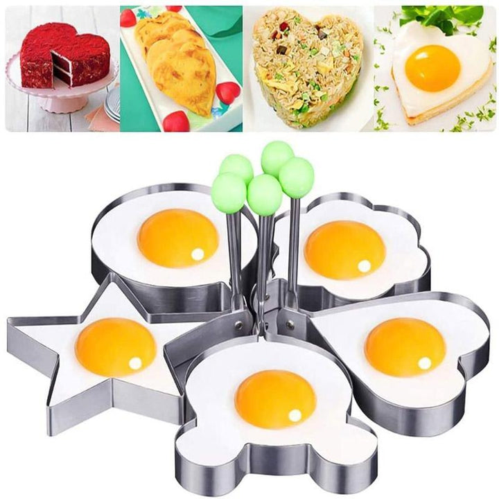 Lisslune | Stainless Steel Fried Egg Molds