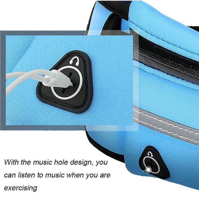 Lisslune | Running Sports Jogging Portable Outdoor Phone Holder Waterproof Belt Pouch