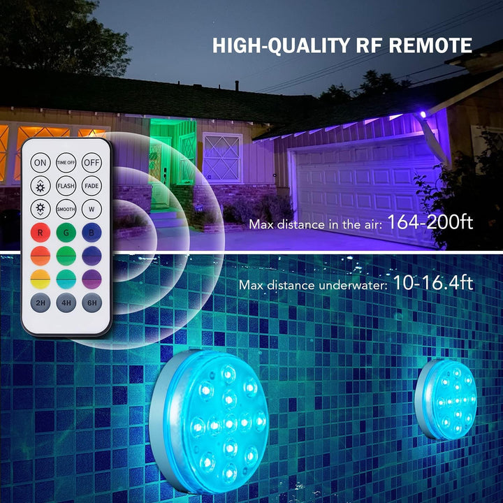 Lisslune | LED pool lighting (4-pack)
