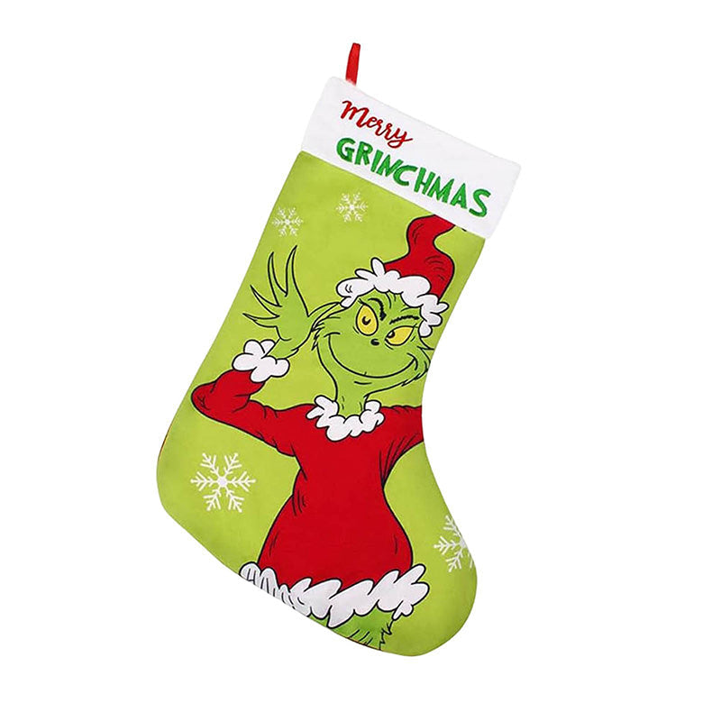 Lisslune | Green Christmas Stockings Christmas Decorations