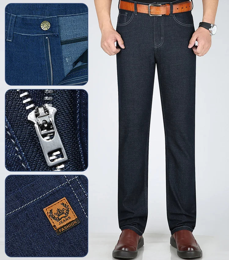Lisslune | Mulberry Silk High Elastic Jeans