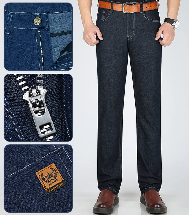 Lisslune | Mulberry Silk High Elastic Jeans